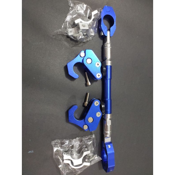 paket palang stang cnc + 2 gantungan pcx warna-Biru