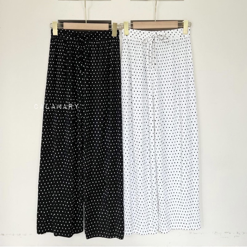 POLCAA PLEATED PANTS