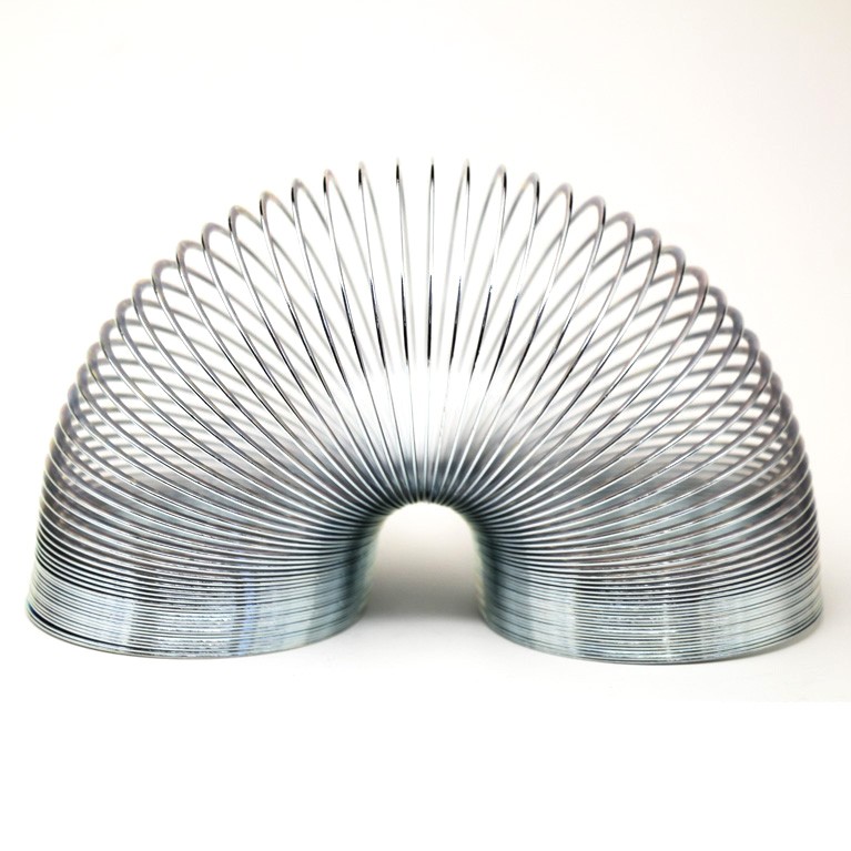 Metal Slinky Anti Stress - YT201808 - OMTHJDSV Silver