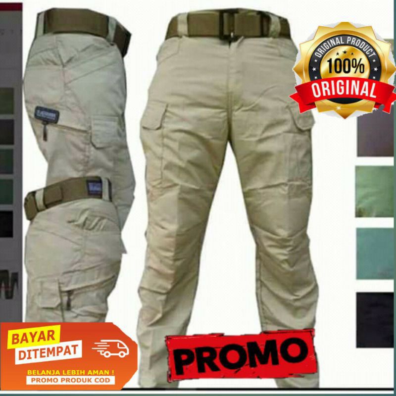 promo celana panjang panjang tactical cargo celana polisi celana gaul kerja lapangan standarfit premium