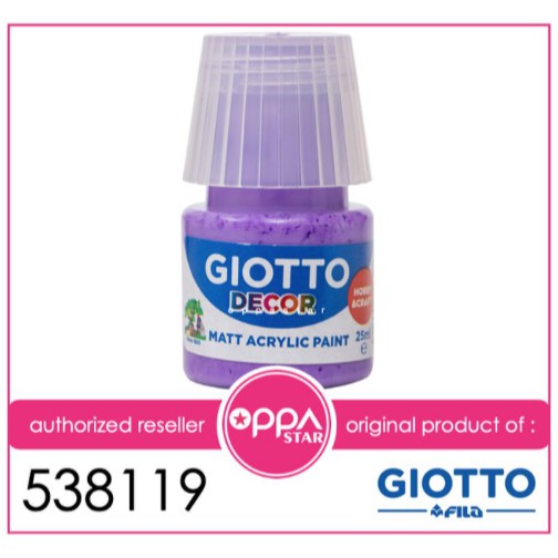 

Cat Akrilik Giotto Decor Acrylic Paint 25ml VIOLET - 538119