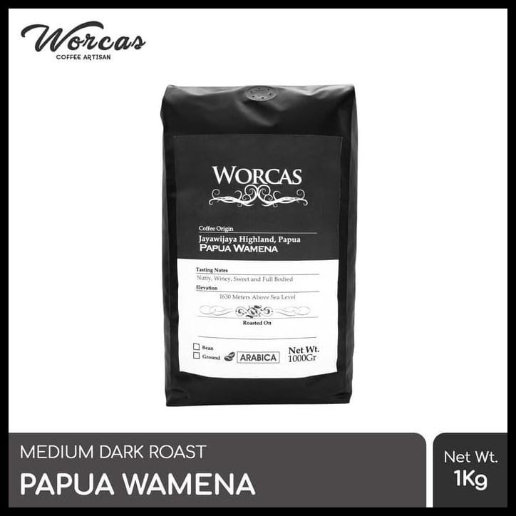 

ZFHG KOPI ARABICA PAPUA WAMENA 1 KG (BIJI/BUBUK) | WORCAS COFFEE - KOPI BIJI JGIV