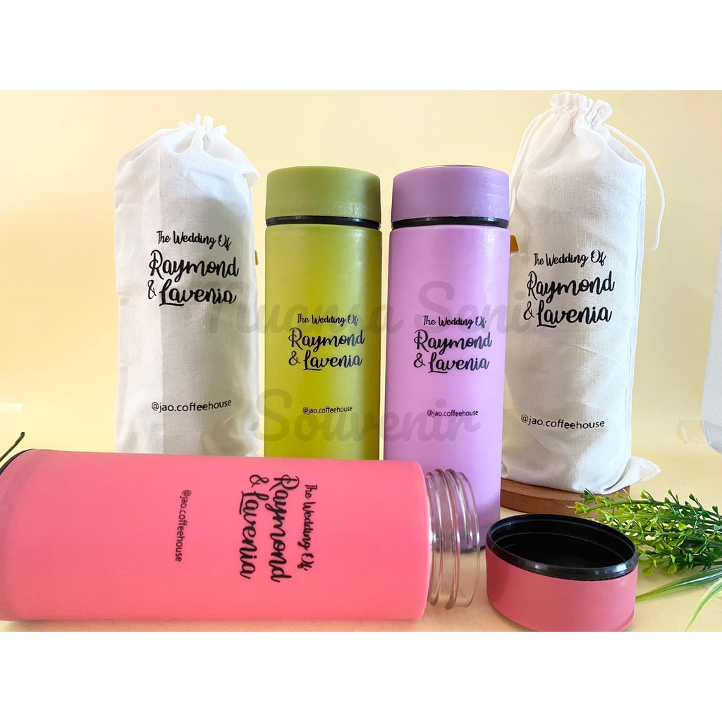 Souvenir Botol Six Oup 450ml Tumbler Minum Motif 6oup Polos Termos Kaca Tumbler Warna Sablon