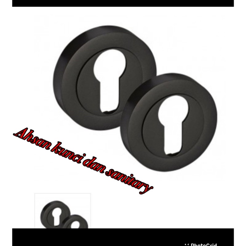 Ring kunci Murmer tutup kunci bhn stanlis steel ring cylinder kunci pintu hitam black ring silinder kunci pintu dua kupu kupu cover kunci all merk penutup cilinder kunci ring cylinder kunci hitam ring silinder tutup kunci drat black hitam kunci pintu