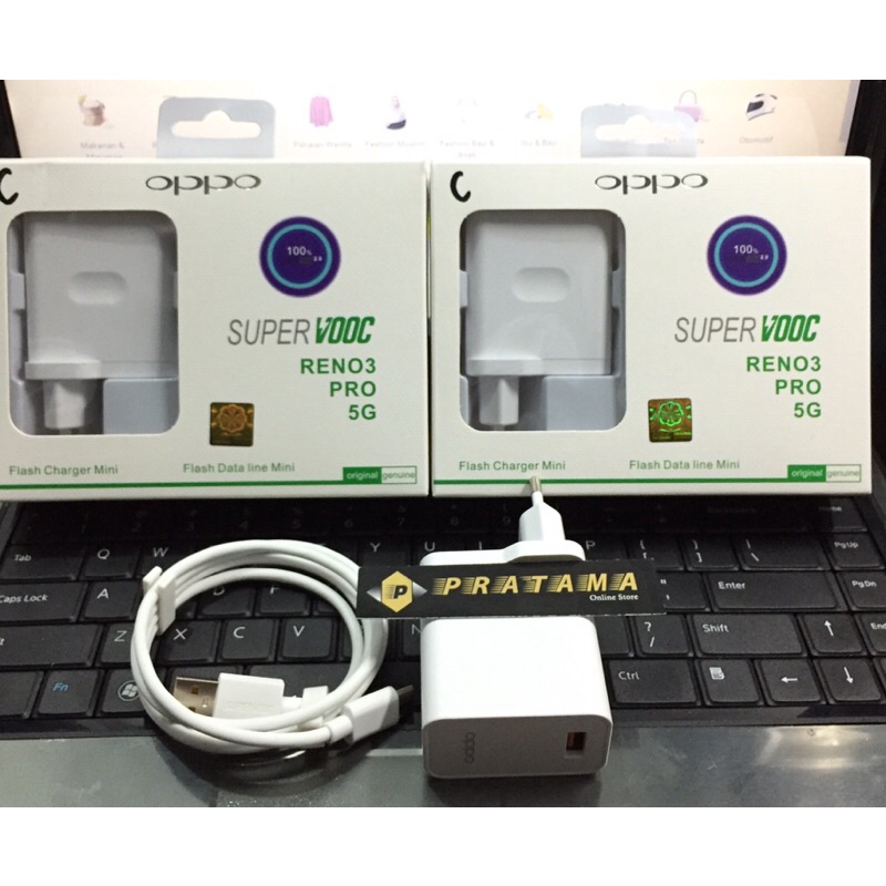 CHARGER OPPO TYPE C OPPO RENO 3/ RENO 4 /RENO 5 SUPER VOOC 2A 10V-6.5A KUALITAS BAGUS
