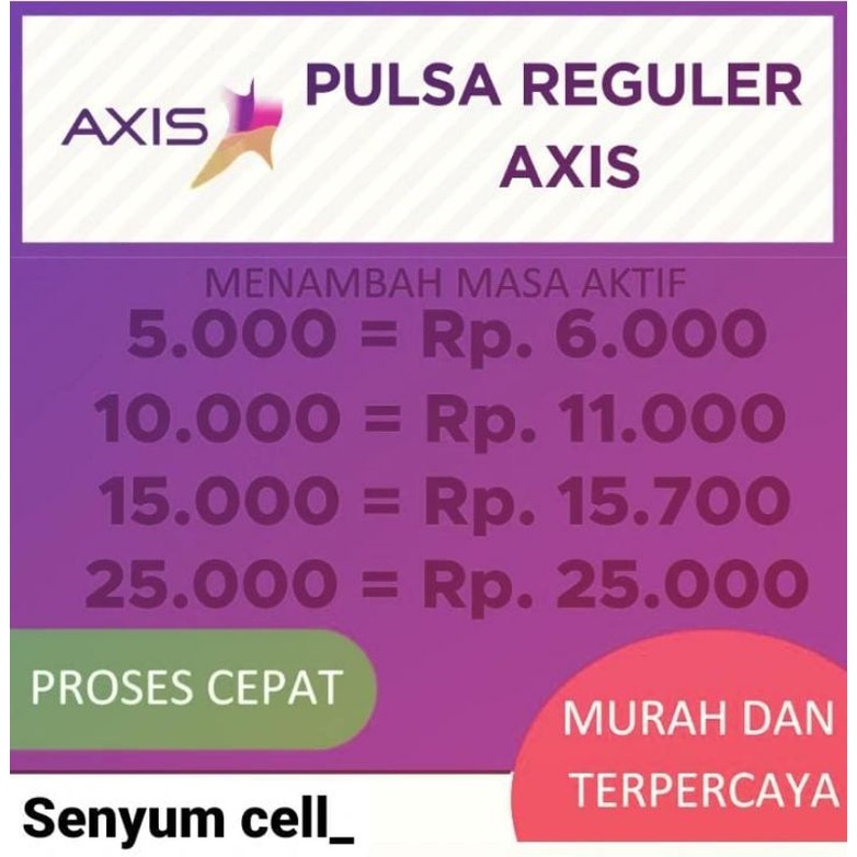 PULSA AXIS/ XL 5k 10k 15k 20k 50k 100k