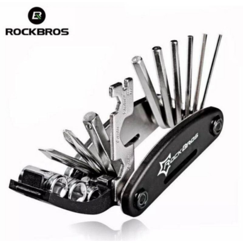 ROCKBROS Toolkit Toolset Sepeda 16 in 1 Kunci L Obeng Wrench GJ601