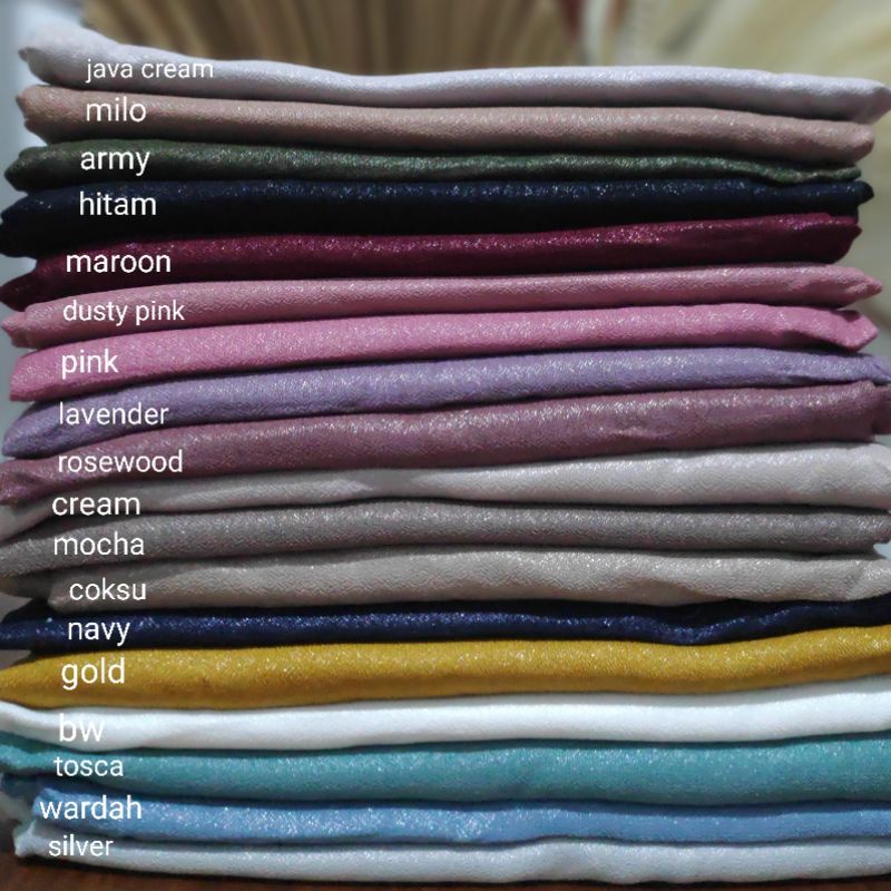 kerudung Hijab Jilbab Segiempat Glamour / Shinar / Glitter