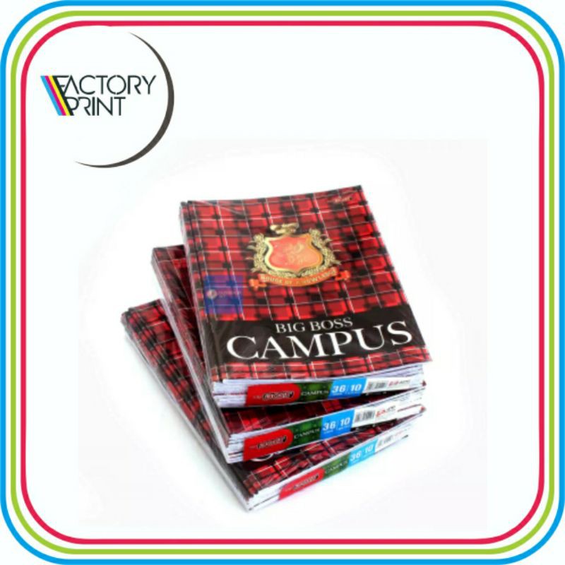 

buku tulis big boss campus 36 lbr