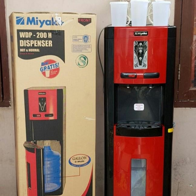 DISPENSER GALON BAWAH MIYAKO WDP 200H 200 H HOT &amp; NORMAL