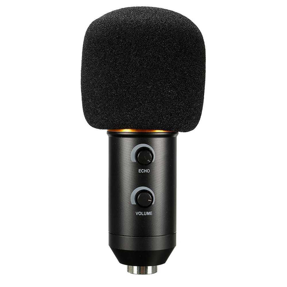 TaffSTUDIO Karaoke Condenser Microphone 3.5mm with Stand - MK-F200TL ( Al-Yusi )
