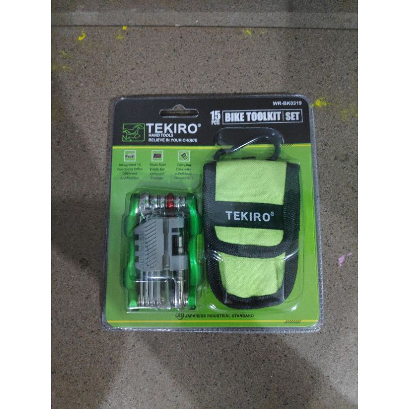 tekiro  bike toolkit set 15pcs
