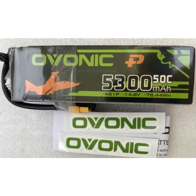 Ovonic 4S 5300mAh 50C XT60 Lipo Battery