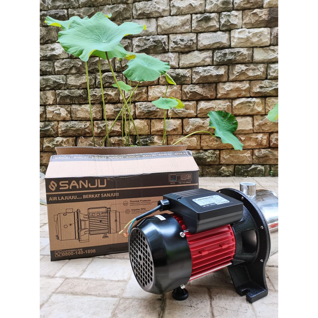 MAXPUMP SJ-80 Pompa Air Semi Jet Pump 220Volt 470Watt Stainless Tank Pompa Air Tanpa Tabung SEMI JET PUMP