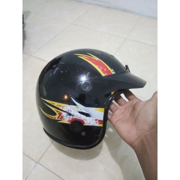 helm jadul yamaha ori