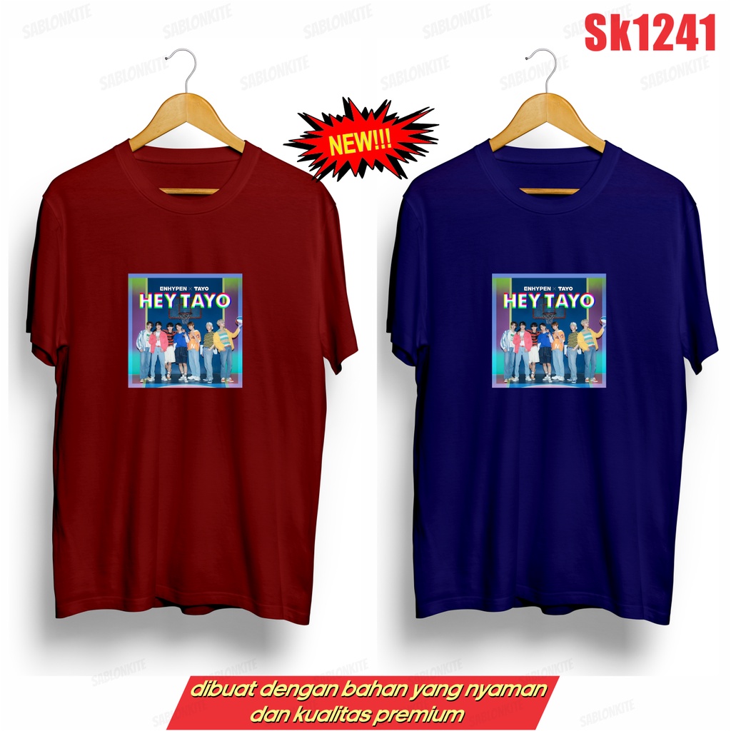 MURAH!!! KAOS  TAYO SK1241 UNISEX ADA KAOS ANAK KPOP