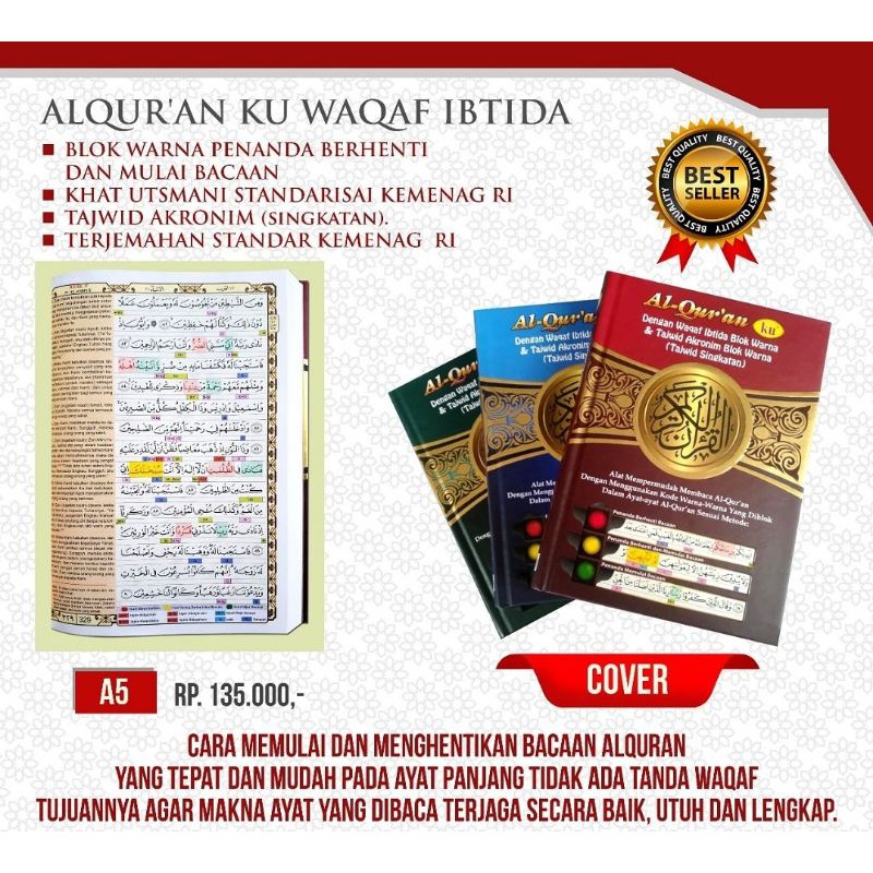 Al Qur'anKu Waqaf Ibtida Blok Warna