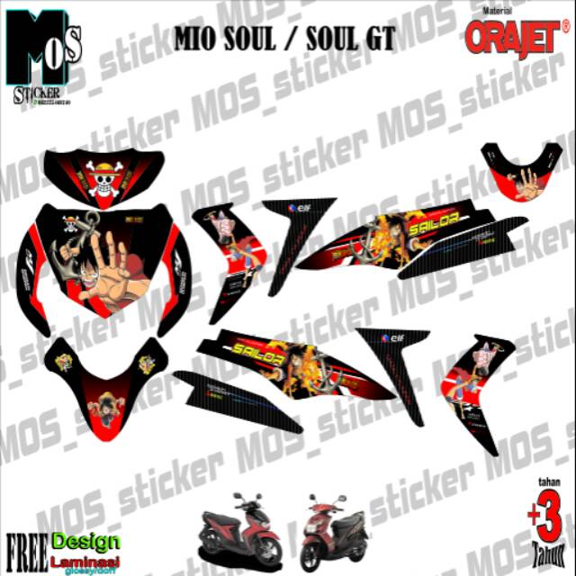 Decal Motor Mio Soul Lama Full Shopee Indonesia