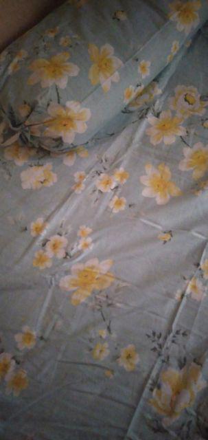 Homemade Sprei Single 120x200 Tinggi 30cm Katun Jepang Impor Motif Minimalis Murah Merk Fria