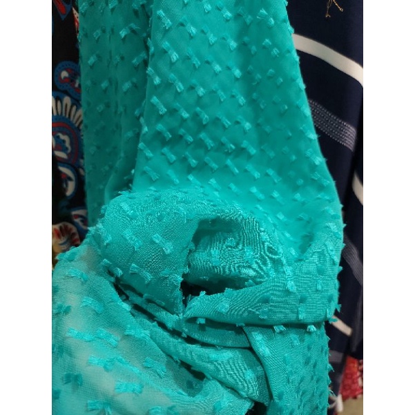Kain sifon ceurty  rubiah/bahan ceruty rubiah untuk gamis,outher dan blouse