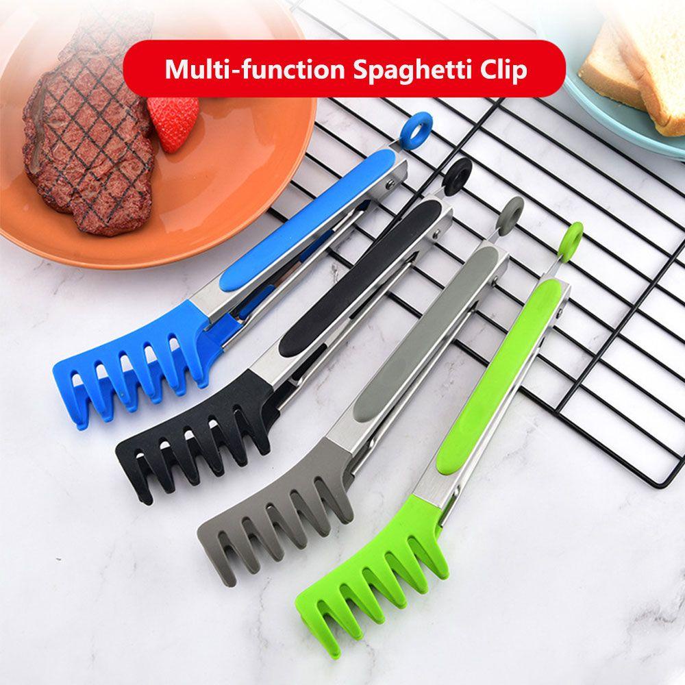 Solighter Spaghetti Clip Salad Can Locking Non-Slip Handle Cold Dish Clip