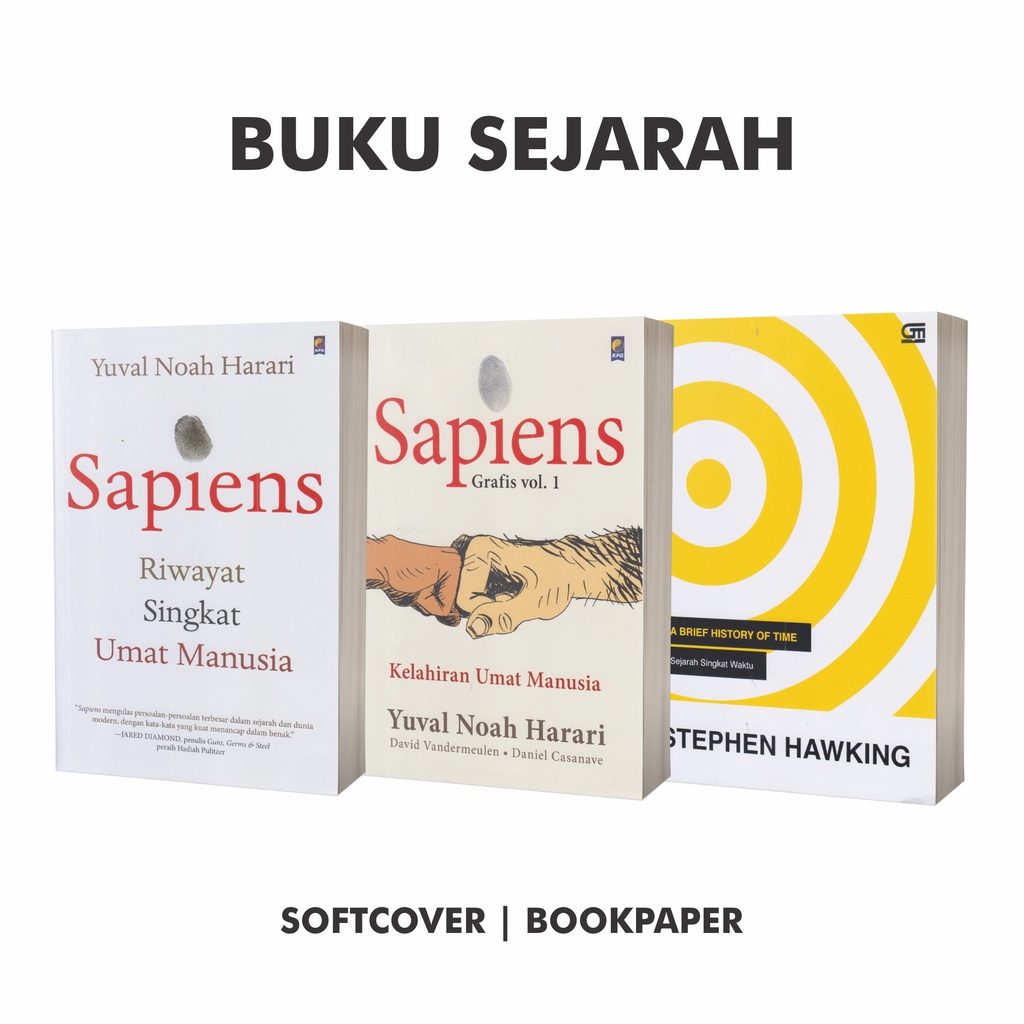 Buku Sejarah Sapiens Riwayat Singkat Umat Manusia Dan kelahiran Umat Manusia dan Sejarah Singkat Wak