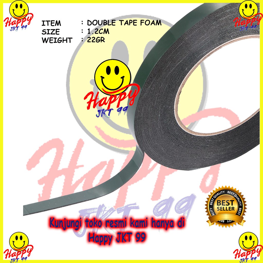 [ HAPPY JKT 99 ] DOUBLE TAPE BUSA FOAM 1.2CM X 5M