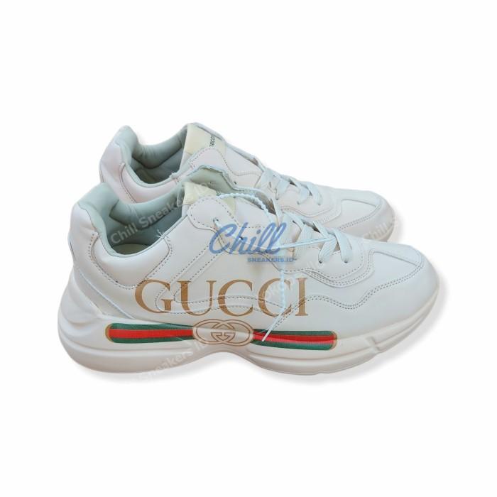 Sepatu Gucci RHYTON WHITE 2 - Sneakers Pria Wanita Murah Impor