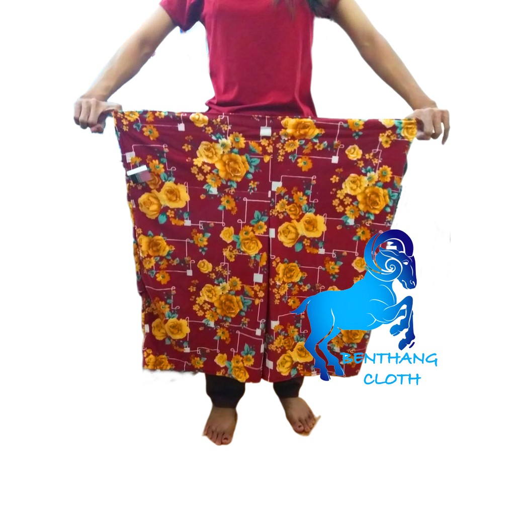 Celana Wanita Jumbo 7/8 Bunga Rose - Big