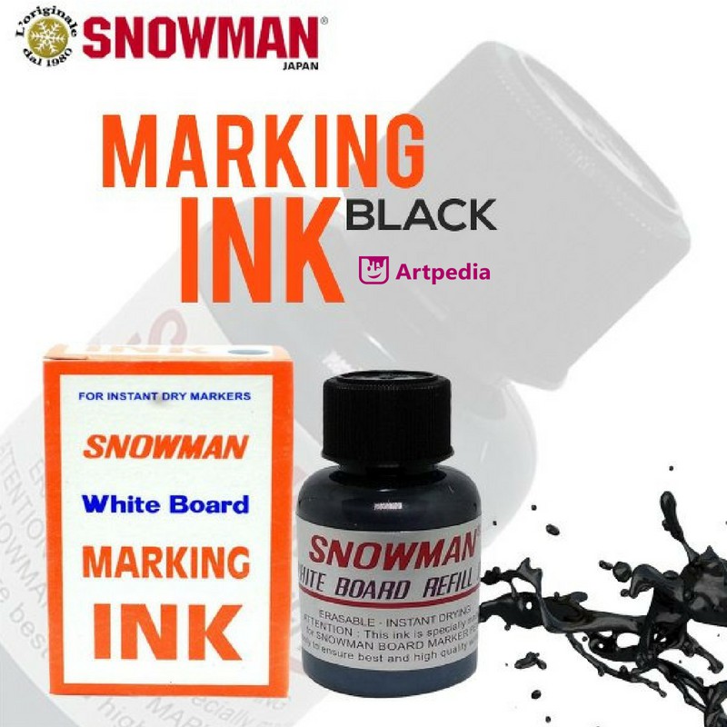 

Refill Tinta Spidol Whiteboard marker Snowman /Isi Ulang Tinta Snowman Untuk White Board-Ink Marking