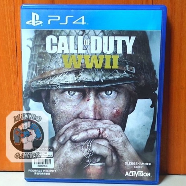 Ps4 COD WW2 Kaset World at War WW II 2 Call Of Duty Worldwar WWii WW2 2 Playstation 4 5 CD BD Game G