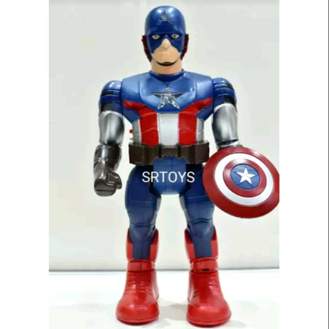 Robot Captain America Spiderman Iron Man