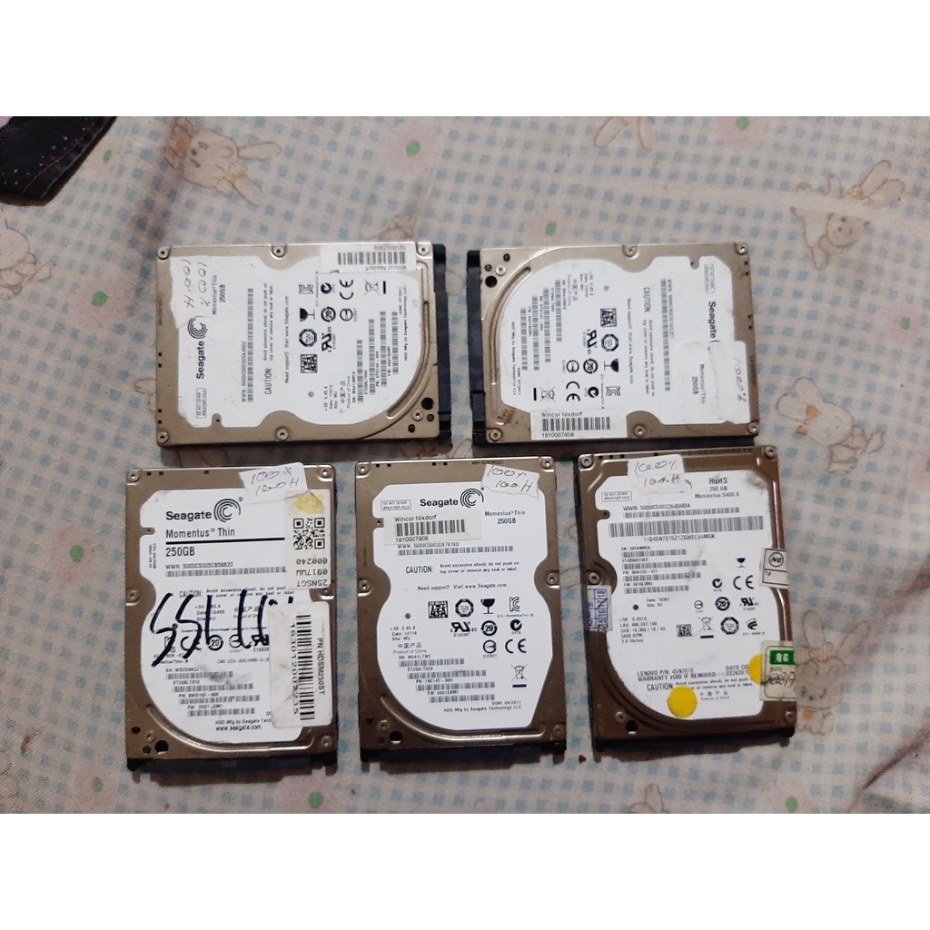 Hdd Hardisk Internal Laptop Sata 2.5 inch 250gb Slim