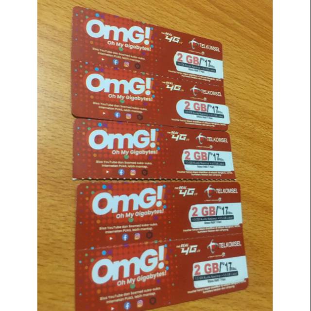 Voucher Telkomsel 2GB/ 7 hari