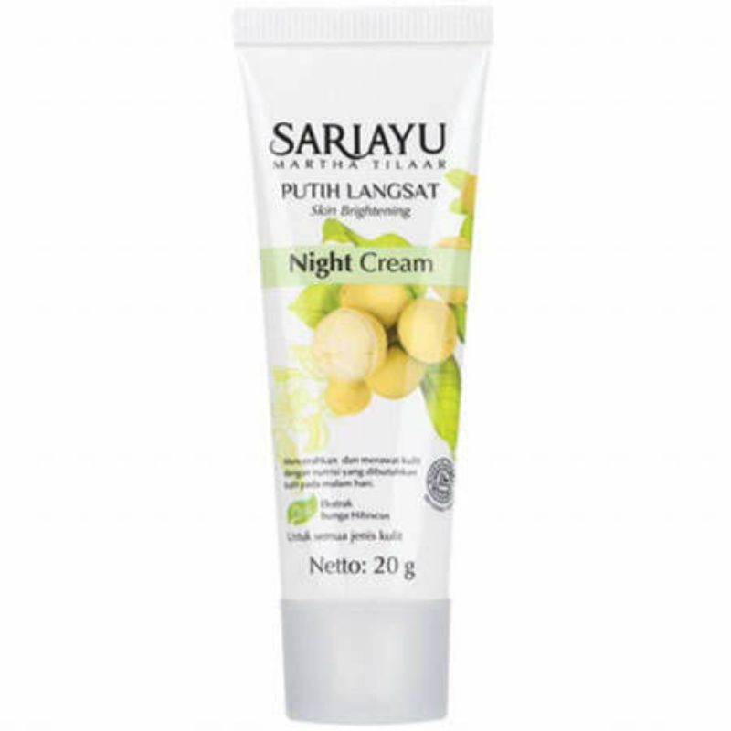 Putih Langsat Night Cream Sariayu