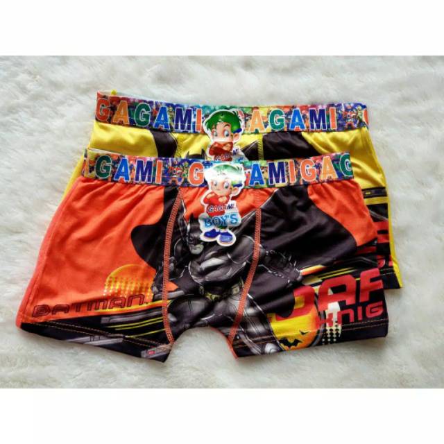 Celana dalam boxer anak laki gagami / uk  S M L