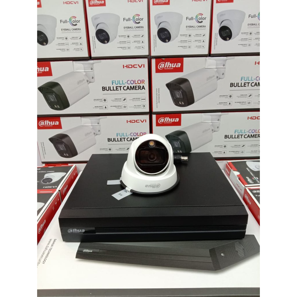 Paket Kamera Cctv Dahua 1 Kamera 2mp ColorVU Full HD 1080p Komplit