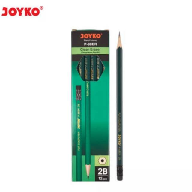 

Pensil 2B Joyko + Penghapus P-88ER