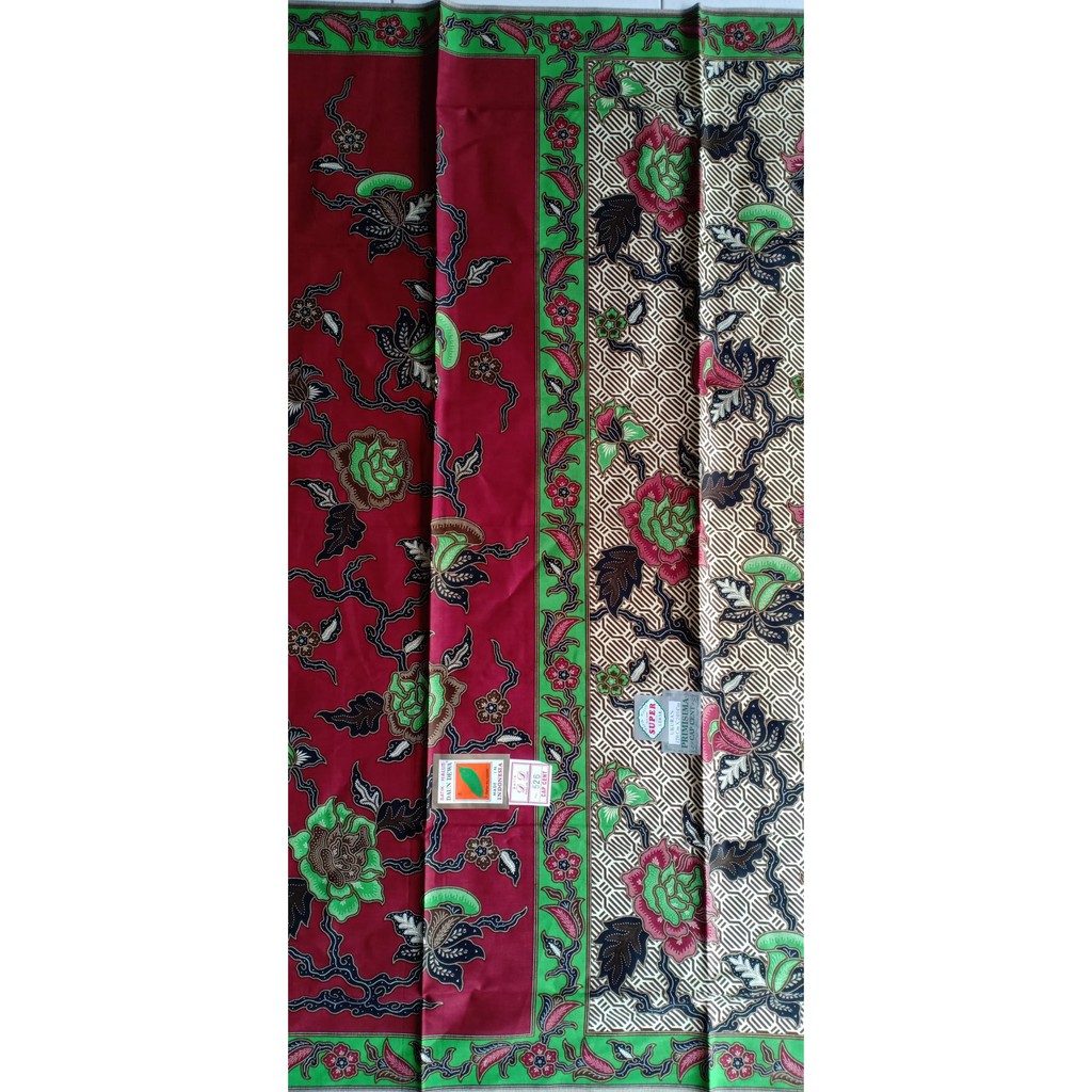 Kain Batik Jarik /Samping/Kebat Pekalongan Premium Cap Daun Dewa