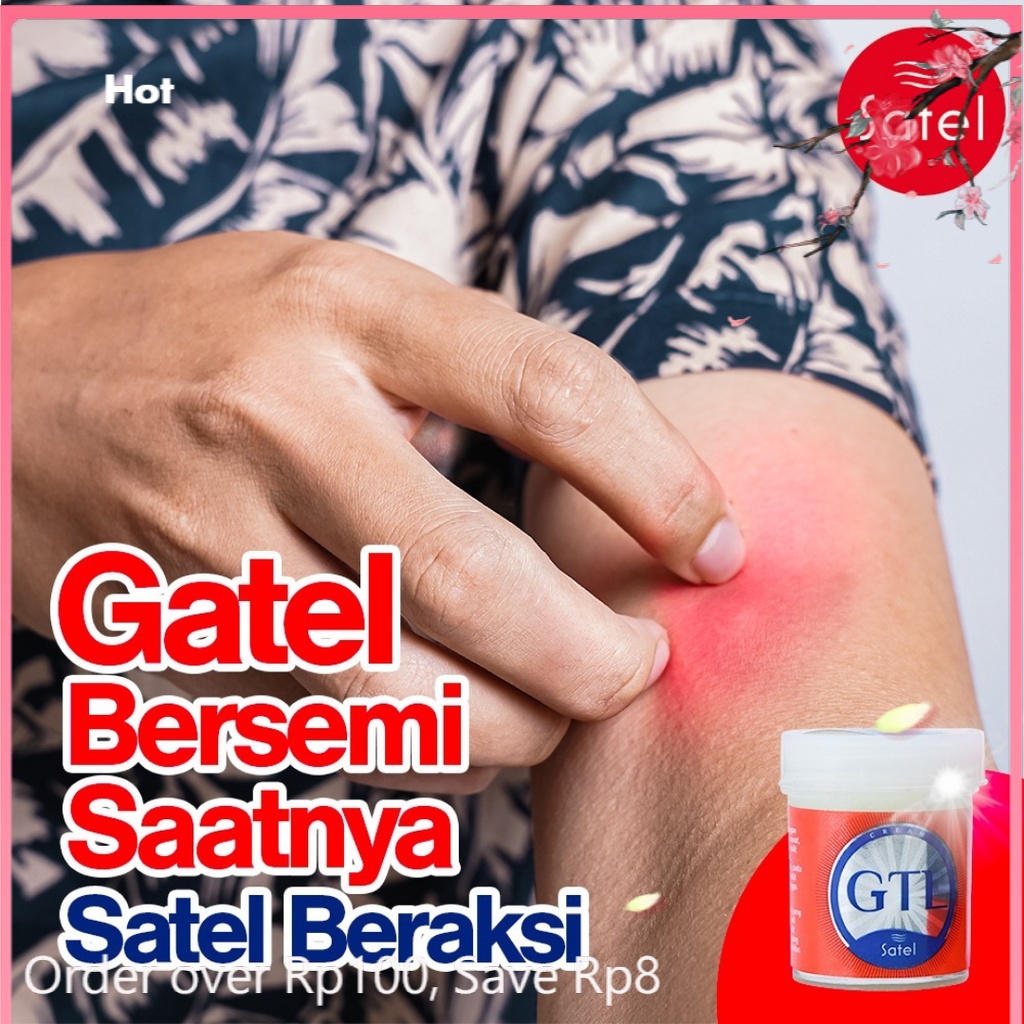 Salep Gatal Selangkangan Satel GTL Original BPOM 100%  Premium Salep GTL Satel Kulit  Beli 2 Lebih H