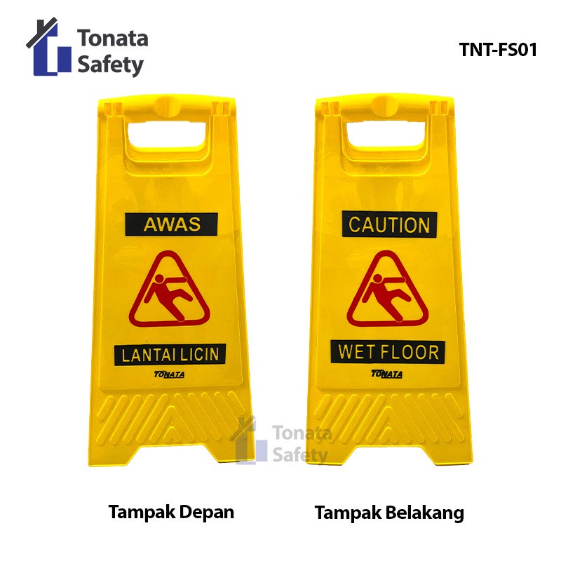 Warning Wet Floor Sign / Papan Awas Licin Tonata