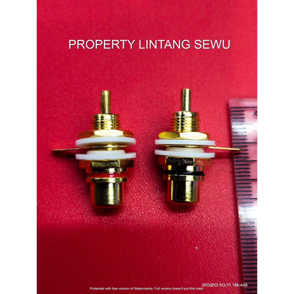 SOKET SOCKET RCA AUDIO BAUT BODI BODY BOK BOX GOLD SATU SET