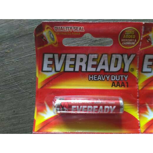 Baterai Batre Eveready AAA A3 R03 Single Pack