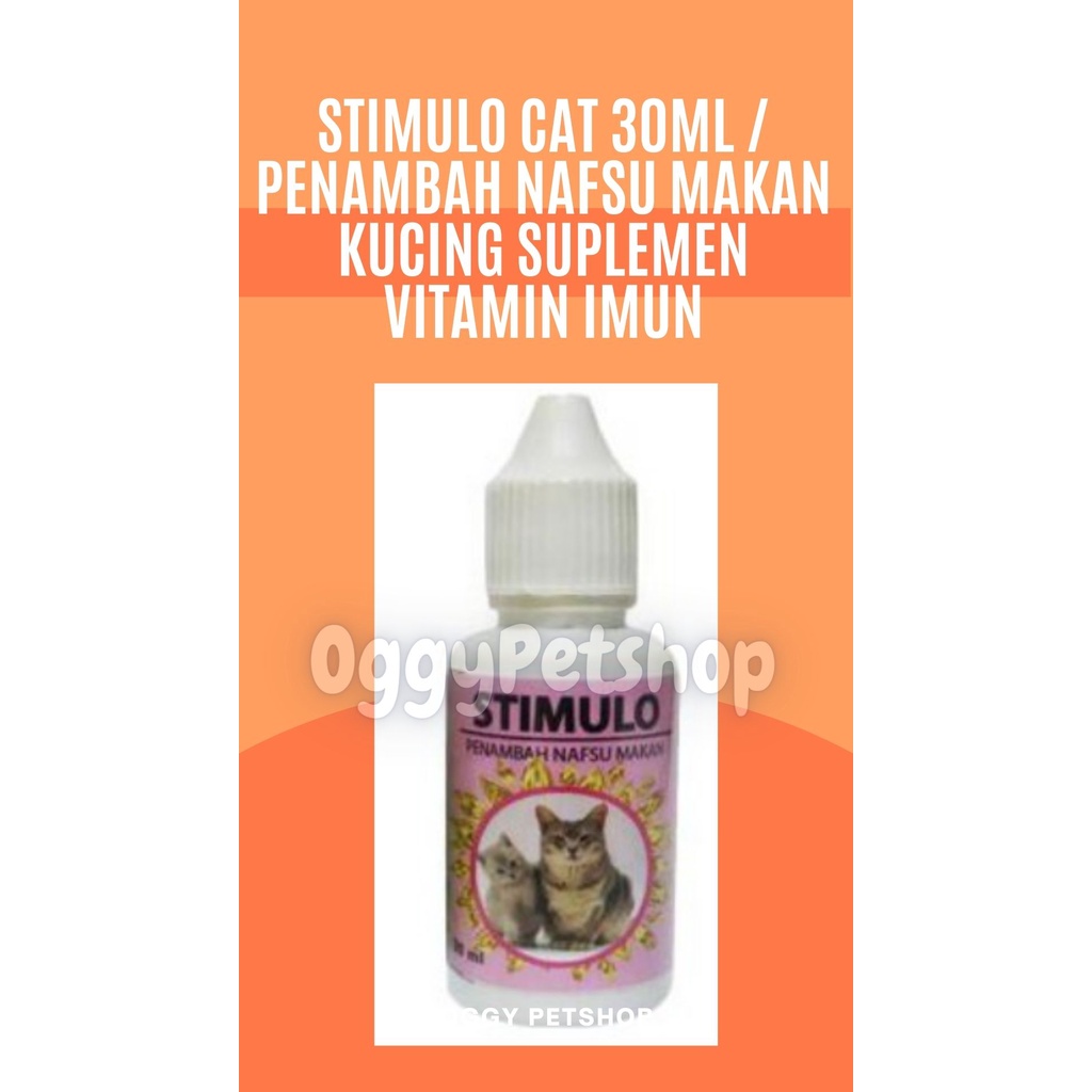 Stimulo Cat 30ml / Penambah Nafsu Makan Kucing Suplemen Vitamin Imun