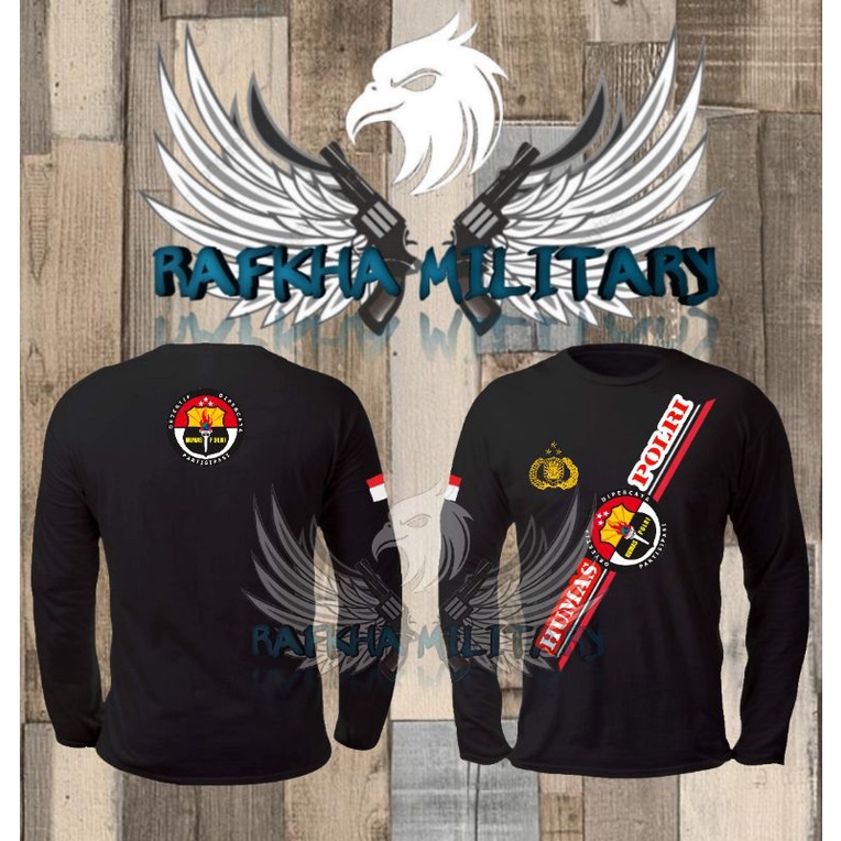 kaos humas polri, kaos lengan panjang humas polri, T-Shirt humas polri