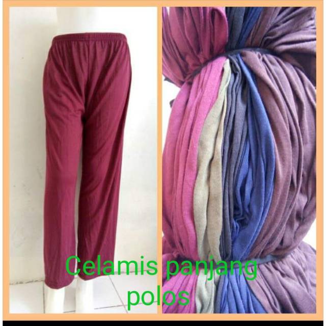  Celana dalam gamis  panjang kain PE single adem nyaman di 
