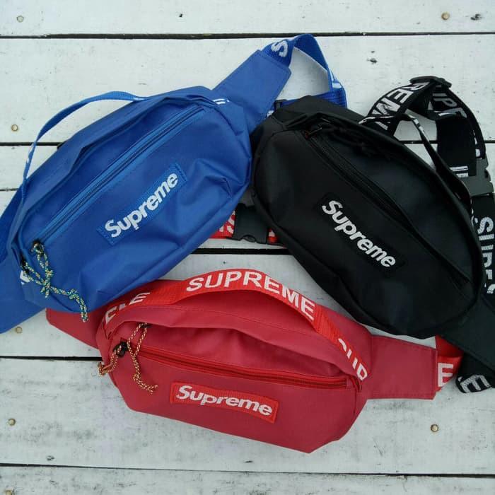 Tas Slempang Cowok Murah Anti Air Selempang Original Distro Waist BY908 Waistbag Supreme Weistbag S