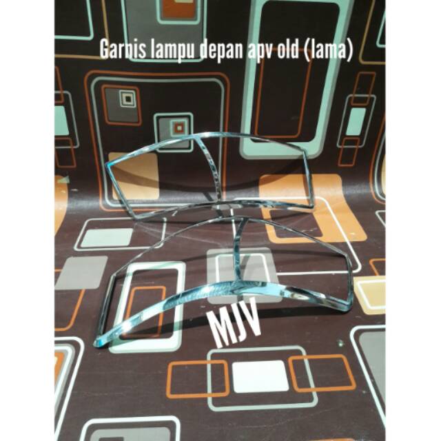 Garnis lampu depan apv lama (old)/lis lampu depan apv lama