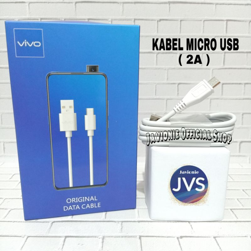 Kabel Data Charger VIVO Y53 Y55 Y55s Y65 Y66 Y67 Y69 2A Original MICRO USB Fast Charging