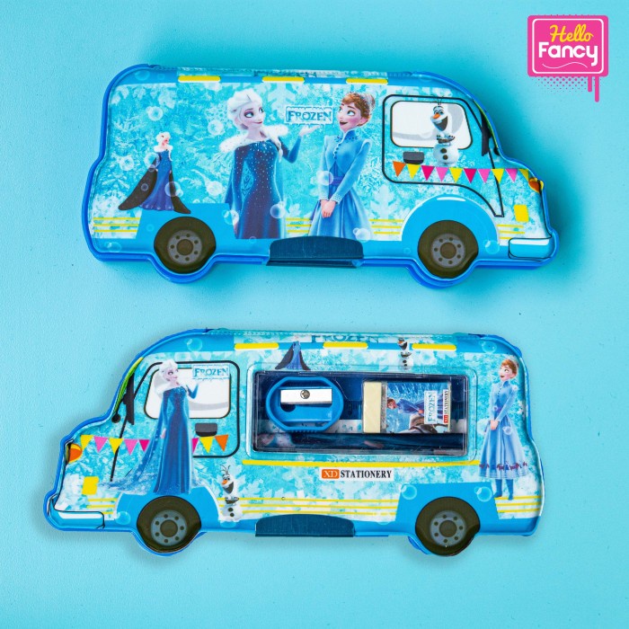 

Trendi Tempat Pensil / Pencil Case Magnet Bus + Isi Xd9565 Terbatas